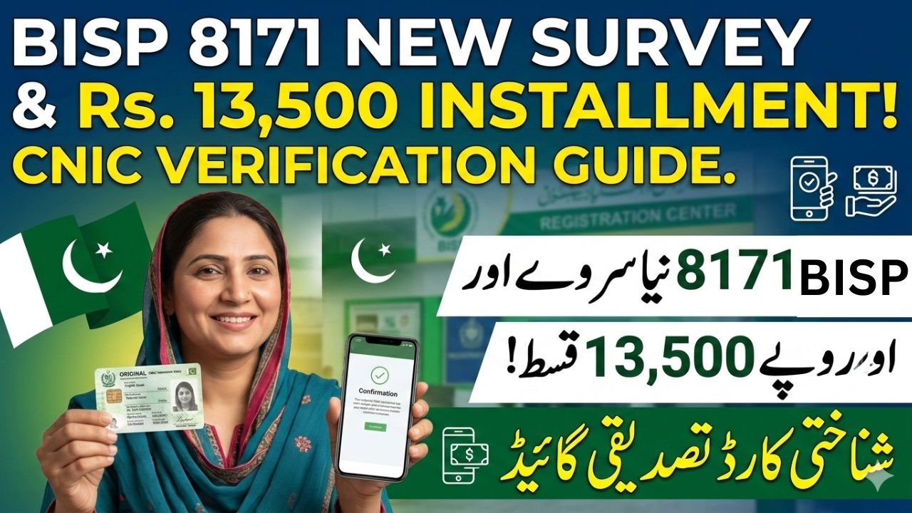 BISP 8171 Latest Survey Begins